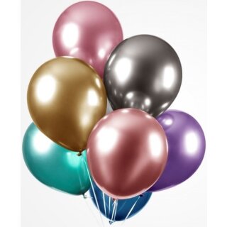 Globos Luftballon Mix ø30cm Glossy-10St