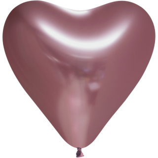 Globos Herzballon Rosegold ø33cm Glossy-1St