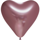 Globos Herzballon Rosegold ø33cm Glossy-1St
