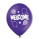 6 Luftballons Welcome ø27cm