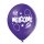 6 Luftballons Welcome ø27cm