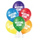 6 Luftballons Welcome Home &oslash;27cm
