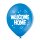 6 Luftballons Welcome Home ø27cm