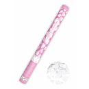Partydeco Konfettikanone Herzen Weiß Papier 60cm-1St