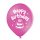 6 Luftballons Happy Birthday Torte Mix ø27cm