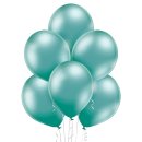 50 Luftballons Gr&uuml;n Spiegeleffekt &oslash;30cm