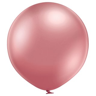 2 Riesenballons Rosa Spiegeleffekt kugelrund ø60cm