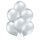 8 Luftballons Silber Spiegeleffekt ø30cm