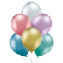 100 Luftballons Mix Spiegeleffekt &oslash;12,5cm