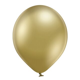Belbal Premium Luftballon Gold ø12,5cm Glossy-100St