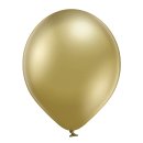 100 Luftballons Gold Spiegeleffekt &oslash;12,5cm