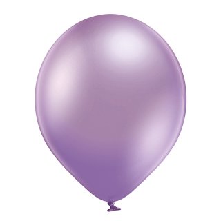 100 Luftballons Violett Spiegeleffekt ø12,5cm