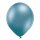 25 Luftballons Blau Spiegeleffekt ø12,5cm