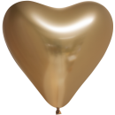 Globos Herzballon Gold ø33cm Glossy-1St