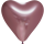Globos Herzballon Rosa ø33cm Glossy-1St