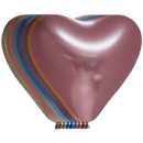 Globos Herzballon Mix ø33cm Glossy-1St
