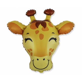 Flexmetal Folienballon Giraffenkopf 80cm-1St