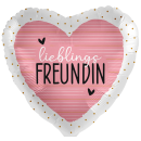 Premioloon Folienballon Lieblingsfreundin  ø43cm-1St