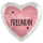 Luftballon Lieblingsfreundin Folie-Herz ø43cm