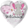 Premioloon Folienballon Willkommen Elefant Rosa ø43cm-1St