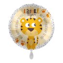 Luftballon Tiger Happy Birthday Folie &oslash;43cm