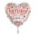 Herzballon Katzen Birthday miau to you Folie ø43cm