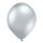 Belbal Premium Luftballon Silber ø12,5cm Glossy-100St