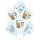 Belbal Premium Luftballon Baby Boy Bärchen  ø30cm-6St