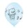 Belbal Premium Luftballon Baby Boy Bärchen  ø30cm-6St