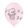 Belbal Premium Luftballon Baby Girl Bärchen  ø30cm-6St