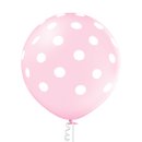 Riesenballon Konfetti Rosa ø60cm