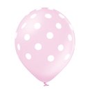 6 Luftballons Konfetti Rosa ø30cm