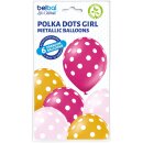 Belbal Premium Luftballon Konfetti Rosa  ø30cm-6St