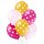 Belbal Premium Luftballon Konfetti Rosa  ø30cm-6St