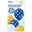 Belbal Premium Luftballon Konfetti Blau  ø30cm-6St