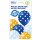 Belbal Premium Luftballon Konfetti Blau  ø30cm-6St