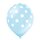Belbal Premium Luftballon Konfetti Blau  ø30cm-6St