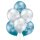 Belbal Premium Luftballon Baby Boy Glossy  ø30cm-6St