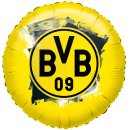 Luftballon BVB Dortmund Folie &oslash;45cm