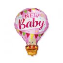 Luftballon NEW Baby Rosa Folie 92cm