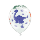 Partydeco Luftballon Dinosaurier Bunt  ø30cm-6St