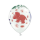 Partydeco Luftballon Dinosaurier Bunt  ø30cm-6St