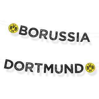 Riethmüller Girlande BVB Dortmund Papier 180cm-1St