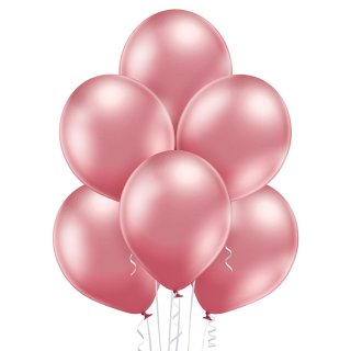100 Luftballons Rosa Spiegeleffekt &oslash;30cm