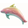 Godan Folienballon Delfin Regenbogen 93cm-1St