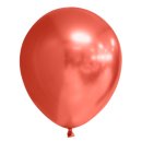 10 Luftballons Rot Spiegeleffekt &oslash;30cm