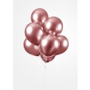 100 Luftballons Rosegold Spiegeleffekt &oslash;30cm