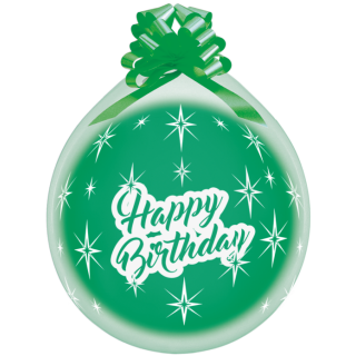 Gemar Premium Verpackungsballon Happy Birthday ø45cm klar 1St