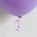 100 Ballonverschlüsse Poly-Fix Violett mit Band ca...