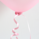 Globos Ballonverschluss Poly-Fix Rosa mit Band ca...